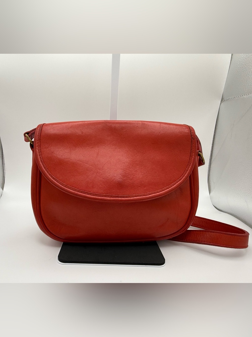 Rare Vintage Coach RED SHOULDER BAG MADE IN UNTIED STATES #1828